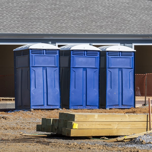 how can i report damages or issues with the portable toilets during my rental period in Central Gardens Texas